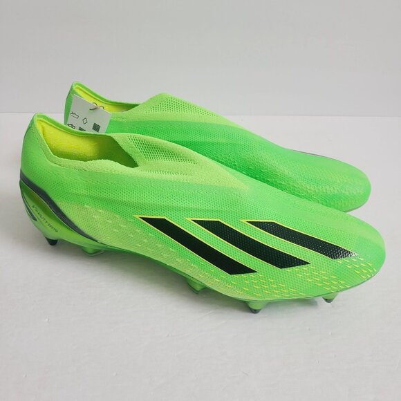 NEW Adidas X Speedportal+ SG Soccer Cleats GW8418 Size 11.5 Solar Green #1
